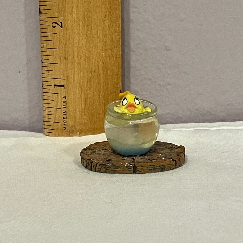 Cleo from Pinnochio in Glass Bowl Figurine
